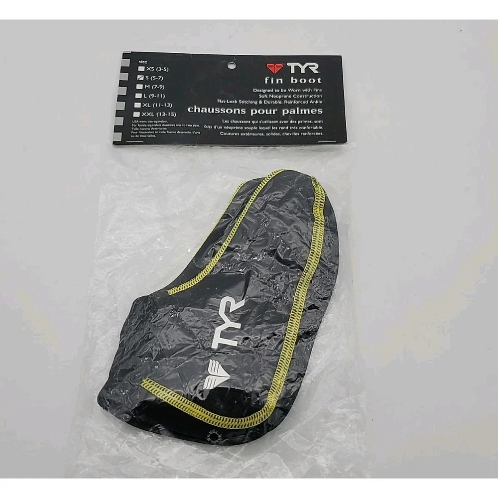 Tyr Fin Boot Size Small 5-7 Vintage 1999 90s Brand New NOS Deadstock‎